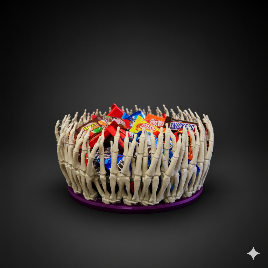 Handy Halloween Candy Bowl