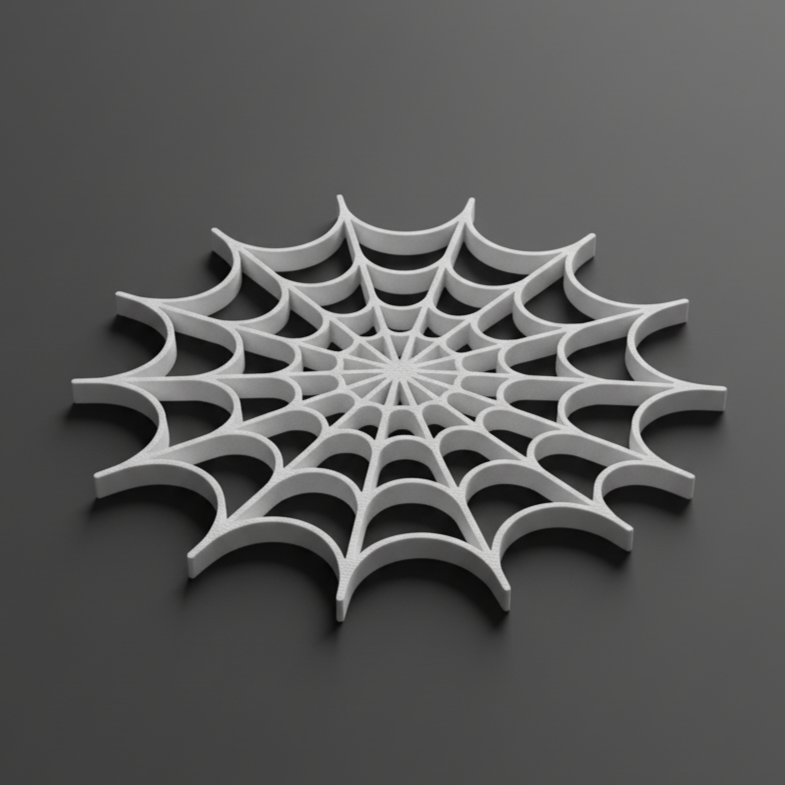 Spooky Web Drink Coaster