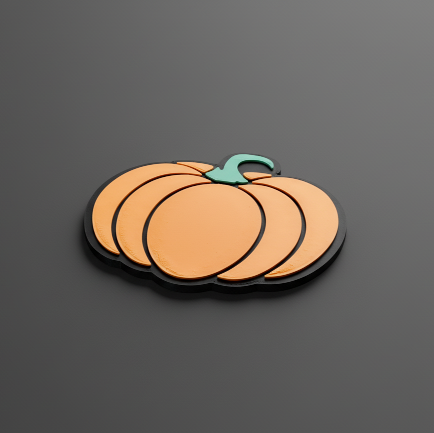 Harvest Pumpkin Drink Coaster