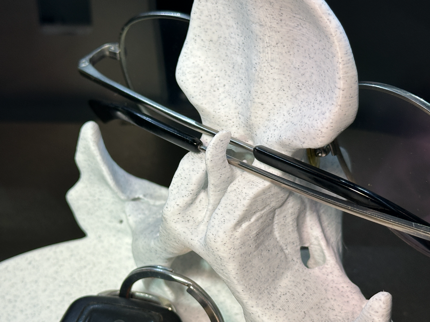 Glasses Holder Skull Bowl