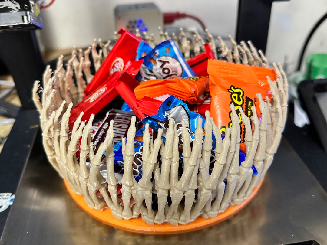 Handy Halloween Candy Bowl