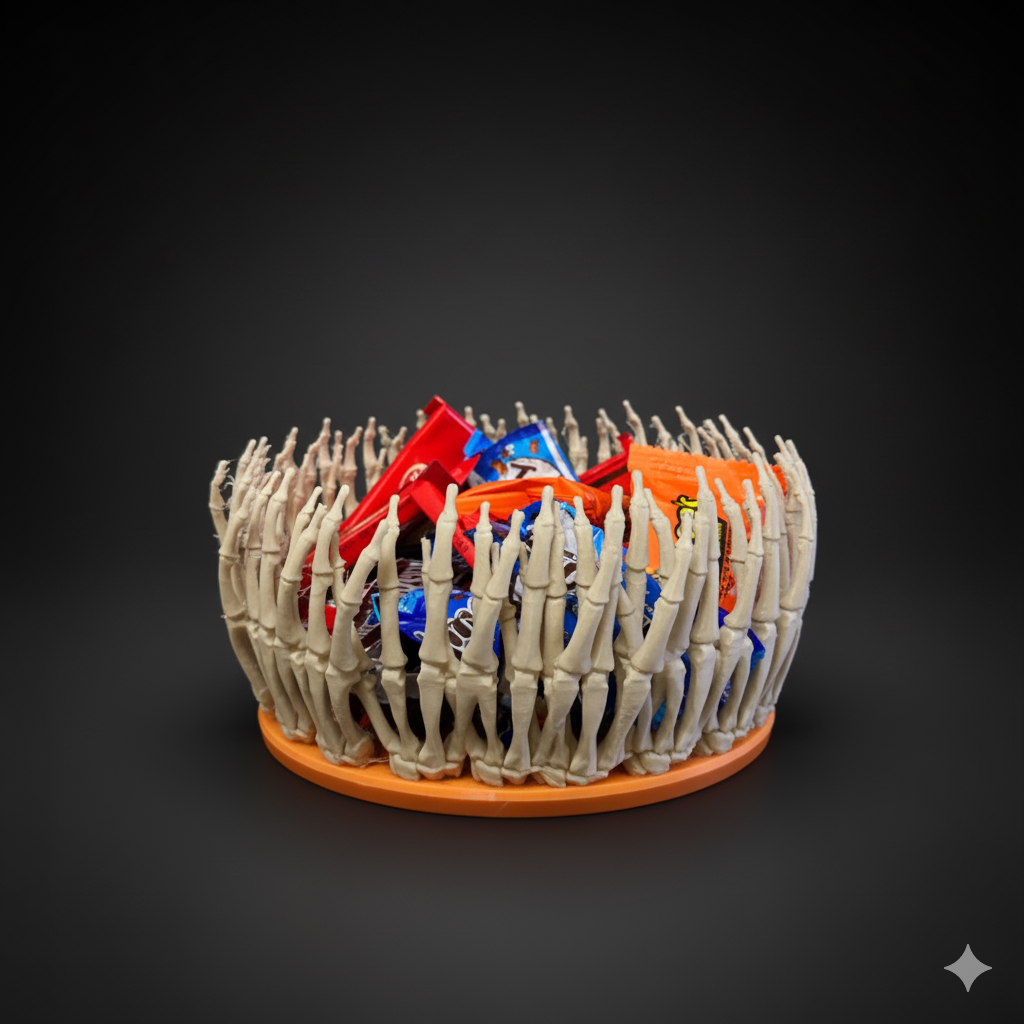 Handy Halloween Candy Bowl
