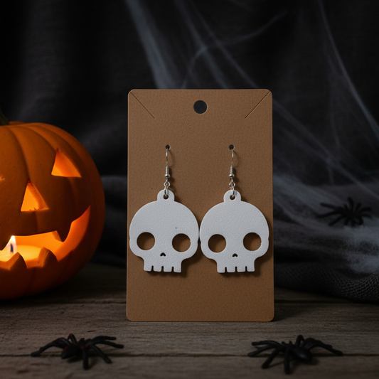 Halloween skull earrings – fall accessories