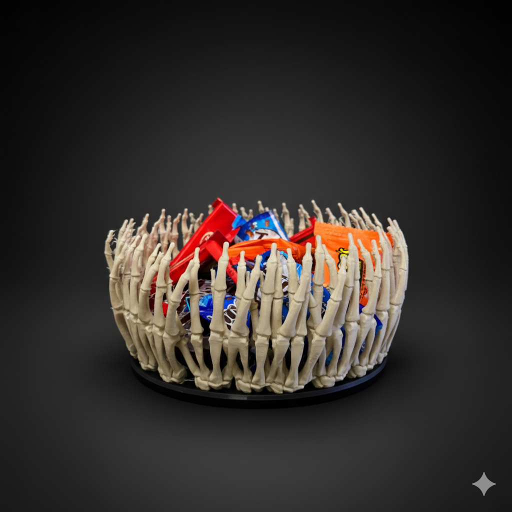 Handy Halloween Candy Bowl
