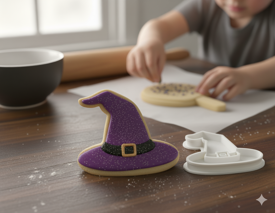 Classic Witch Hat Cookie Cutter - Enchanting Halloween Treat Maker