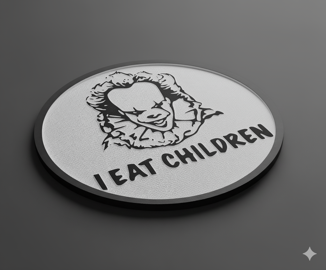 "I Eat Children" Pennywise Coaster